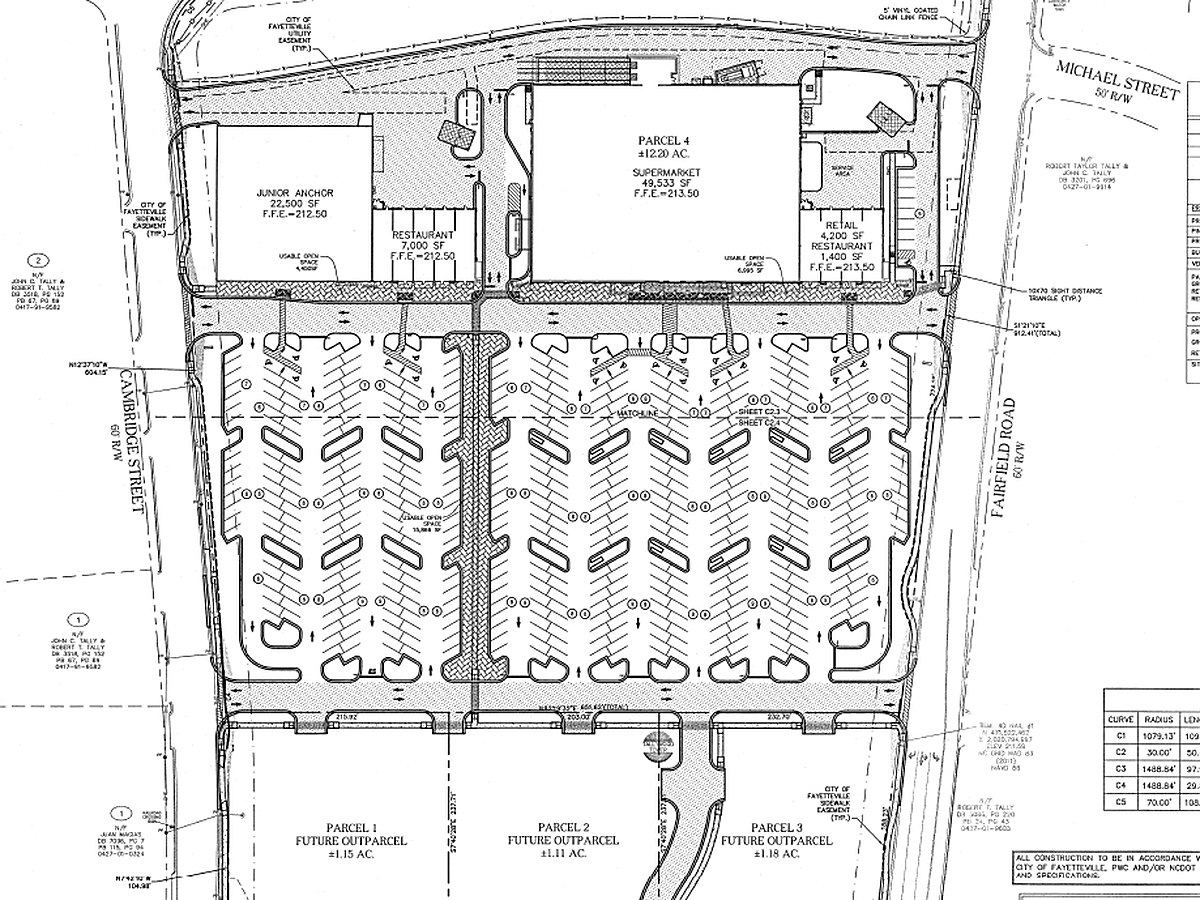 Retail Outparcel site plan